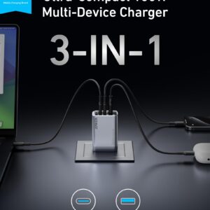 Anker adaptateur voyage + GaN 100W